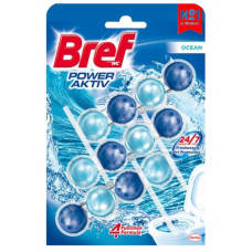 Туалетный блок Bref Power Aktiv Ocean 3×50 г